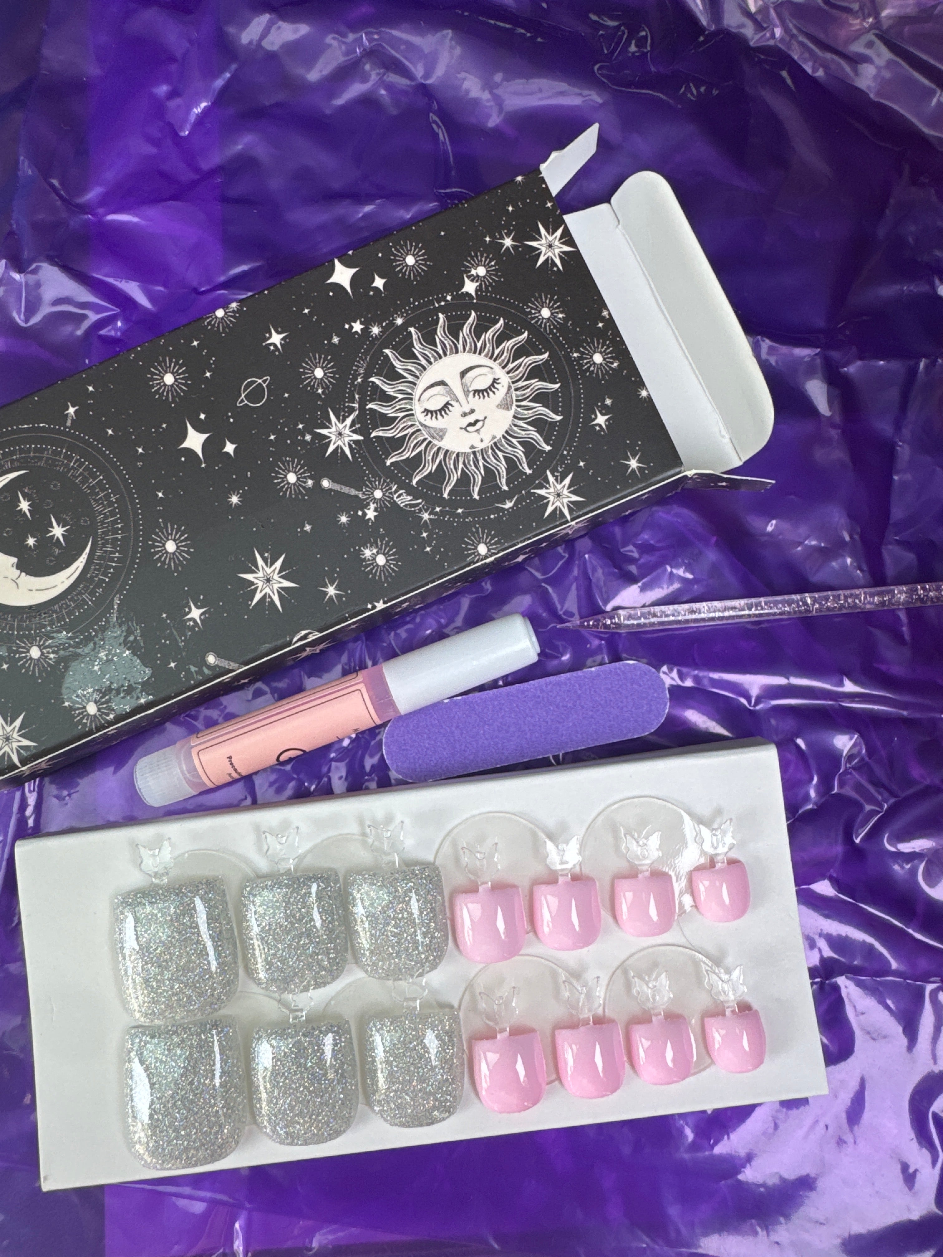 Builder Gel Press On Toe Nails