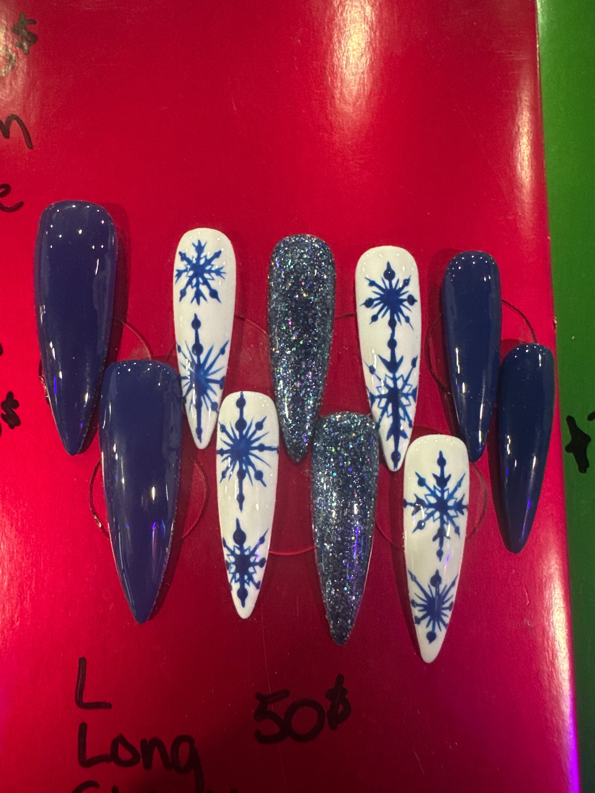Christmas Gel Press On Nails