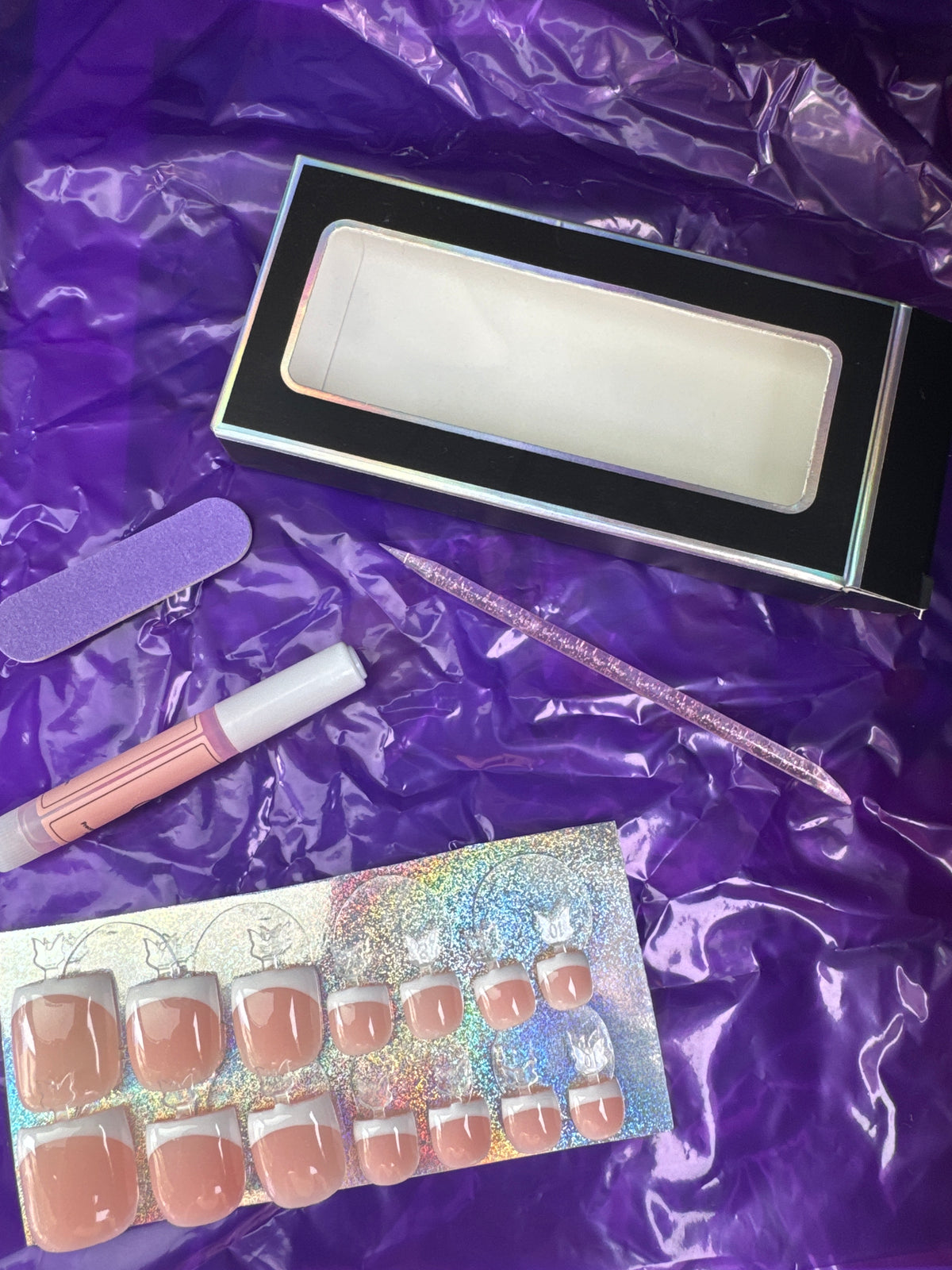 Builder Gel Press On Toe Nails