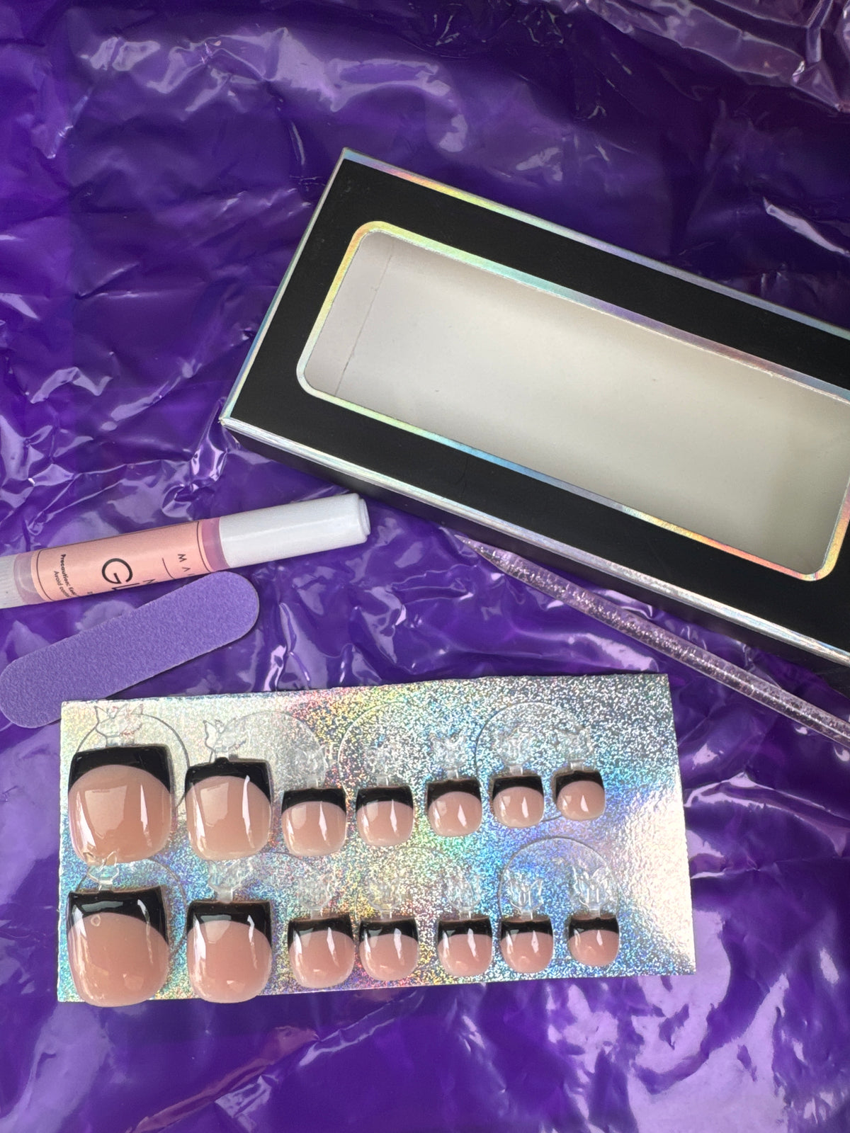 Builder Gel Press On Toe Nails