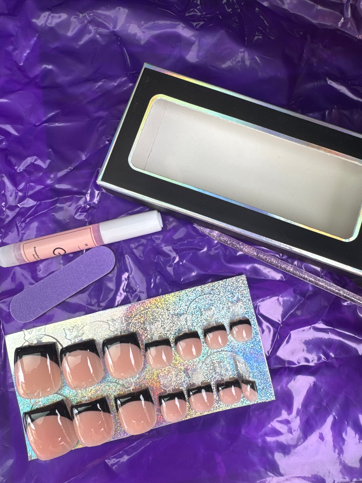 Builder Gel Press On Toe Nails