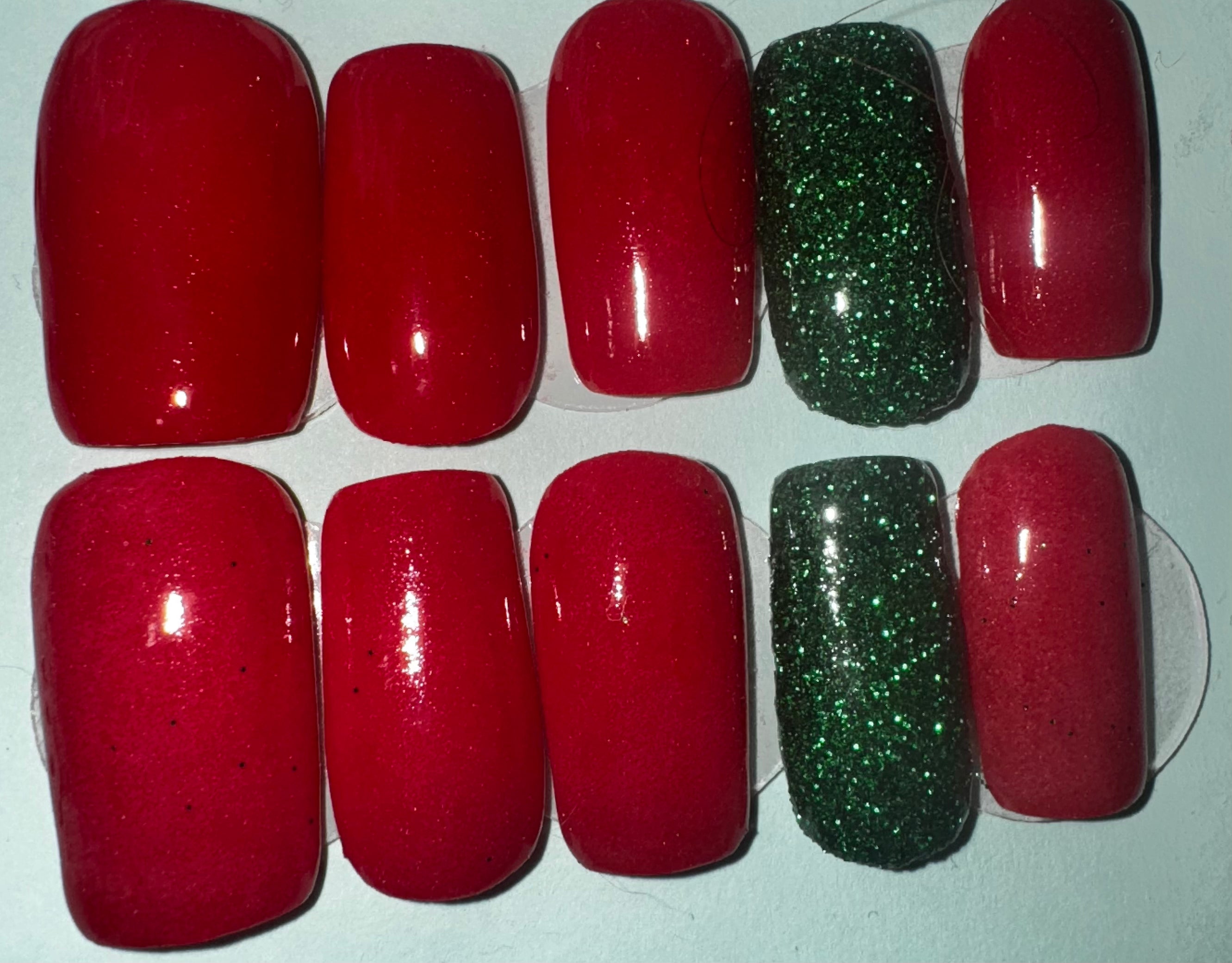 Christmas Acrylic Press On Nails