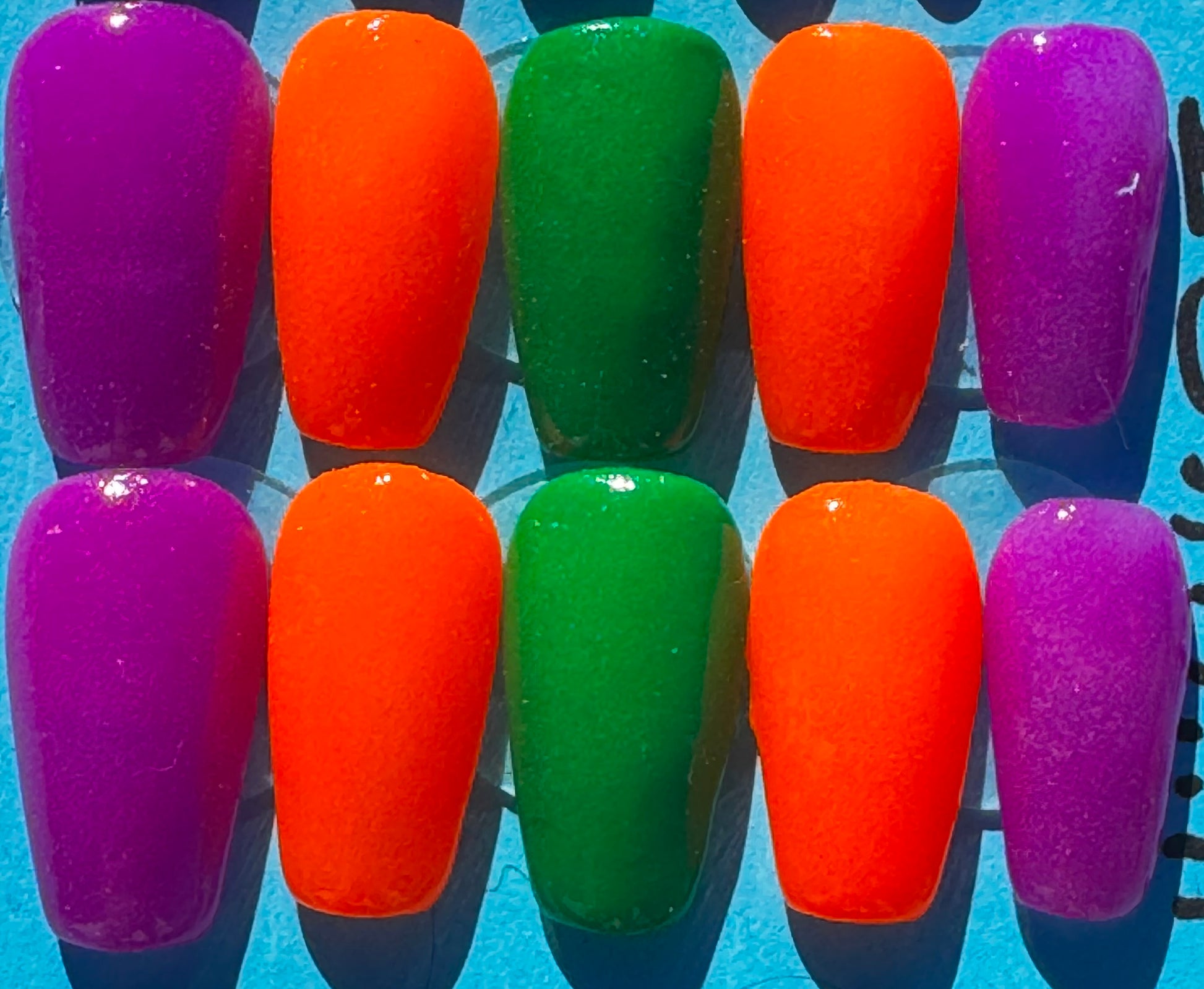 Halloween acrylic Press On Nails