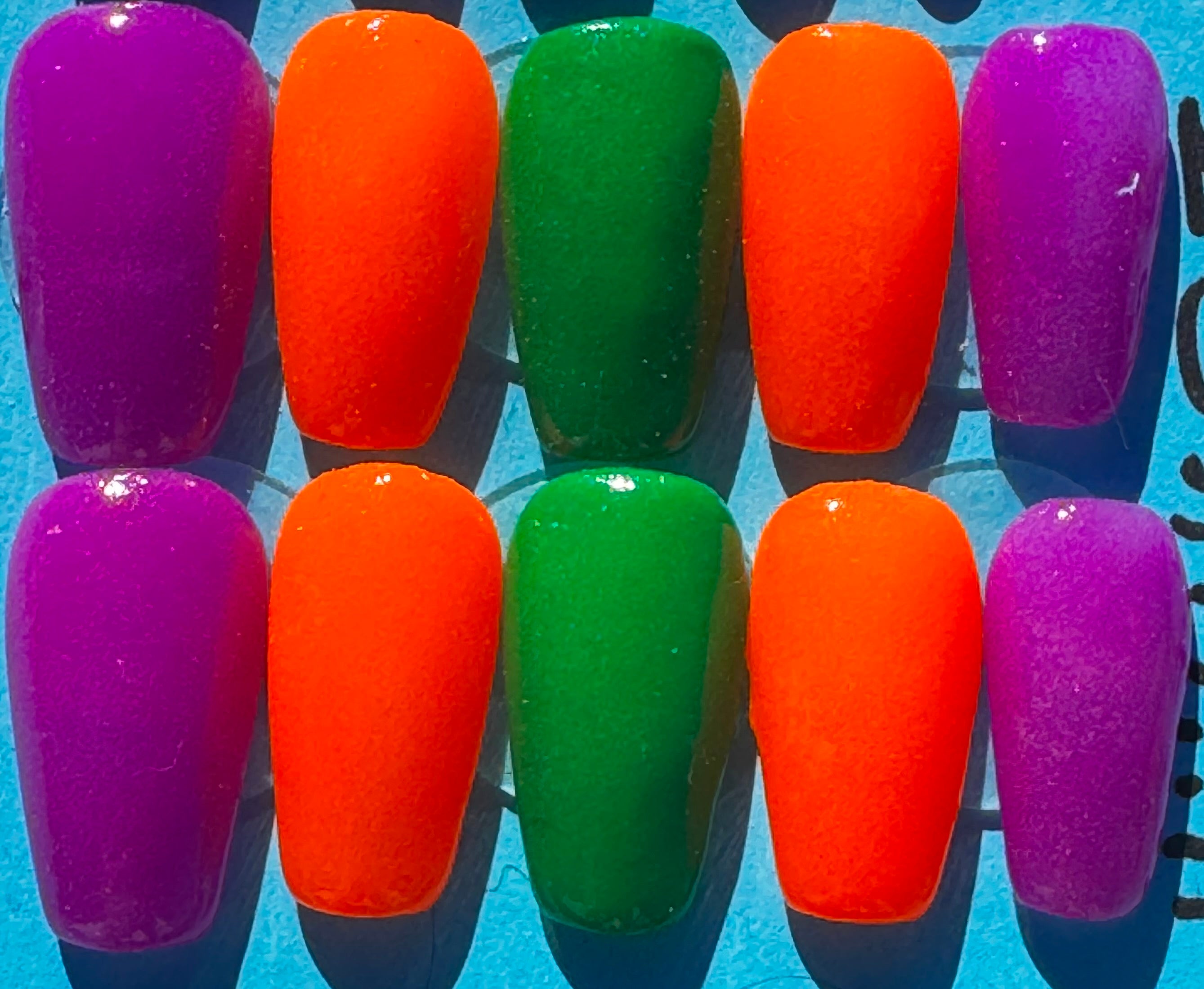 Halloween acrylic Press On Nails