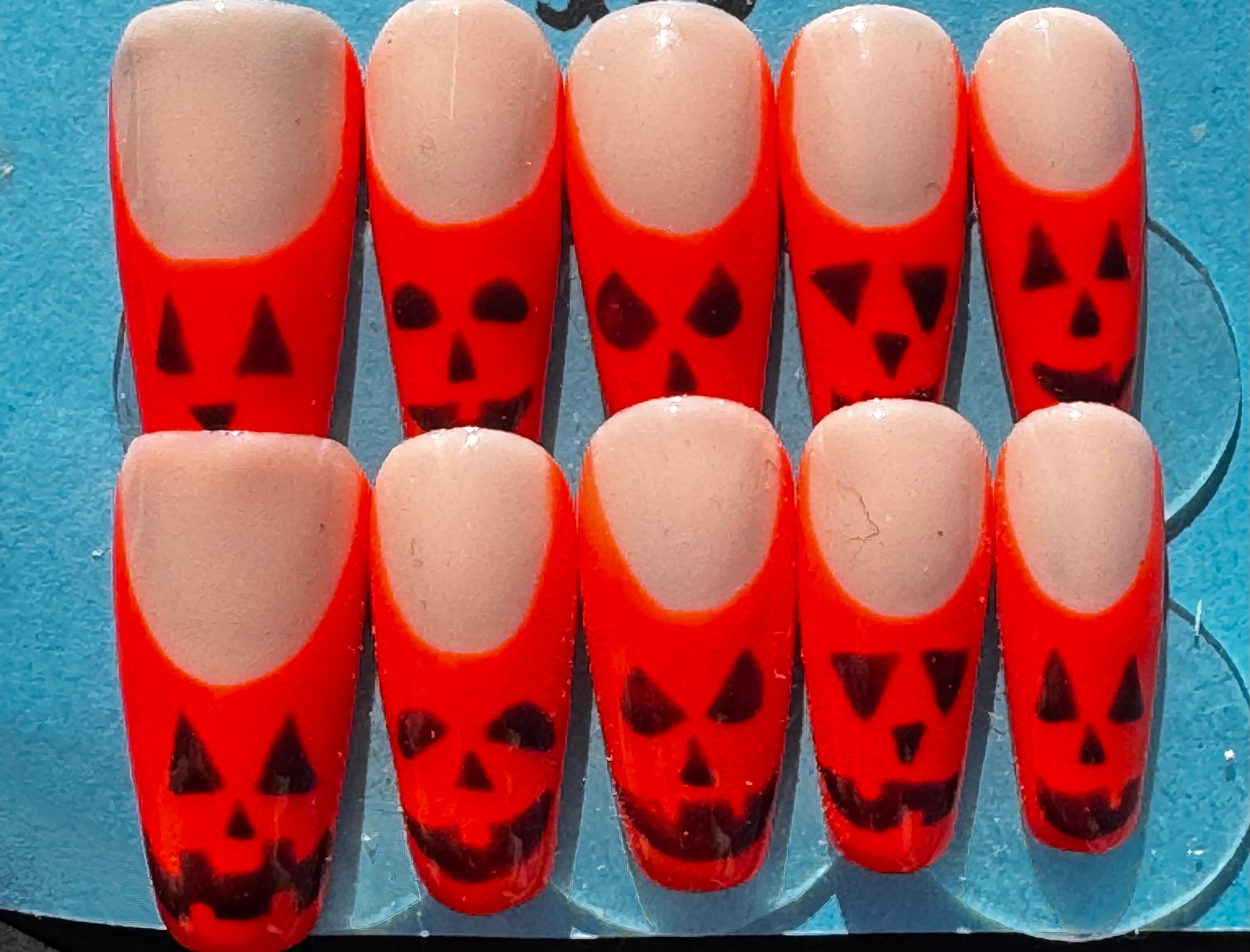 Halloween Gel Press On Nails