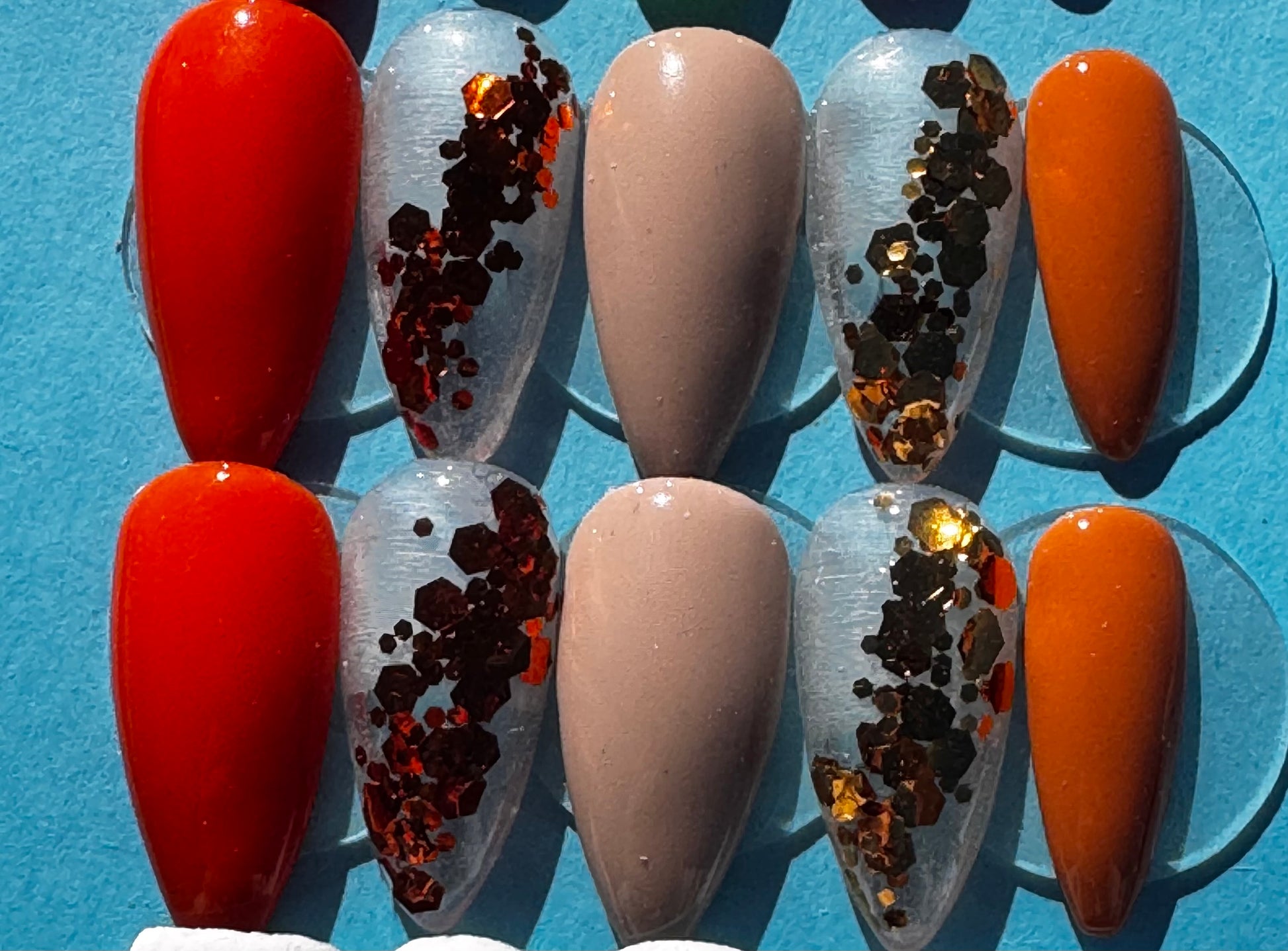 Fall Gel Press On Nails