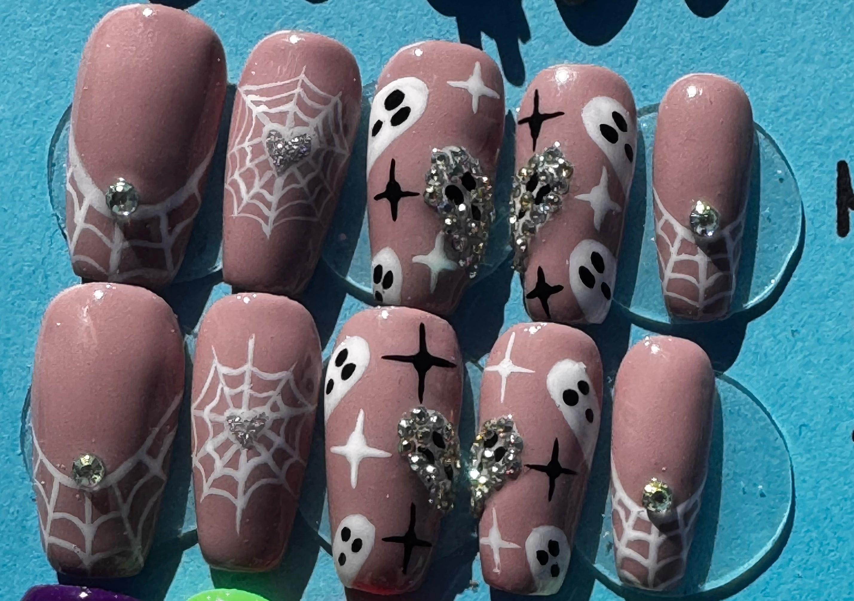 Halloween Gel Press On Nails