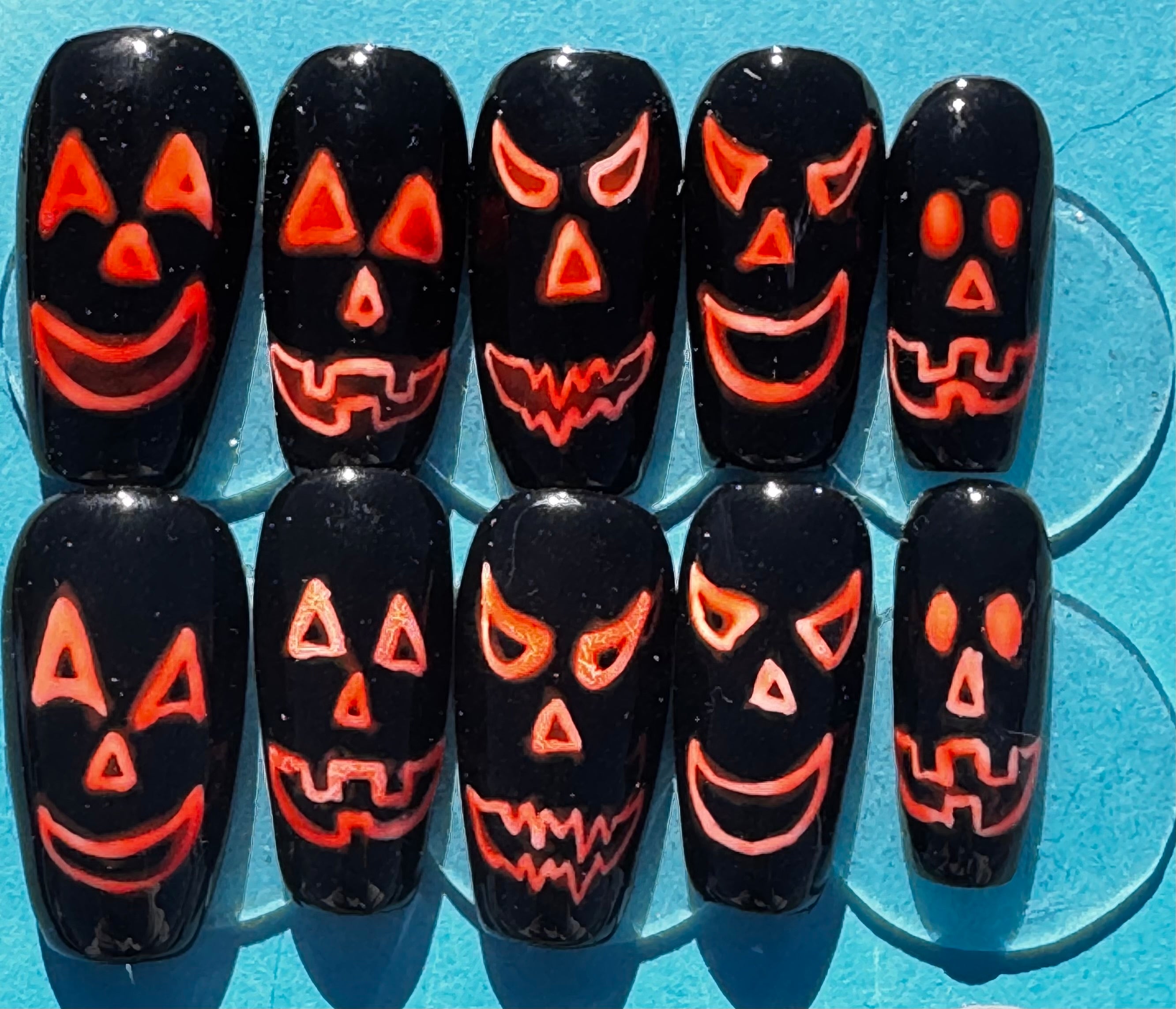 Halloween Gel Press On Nails