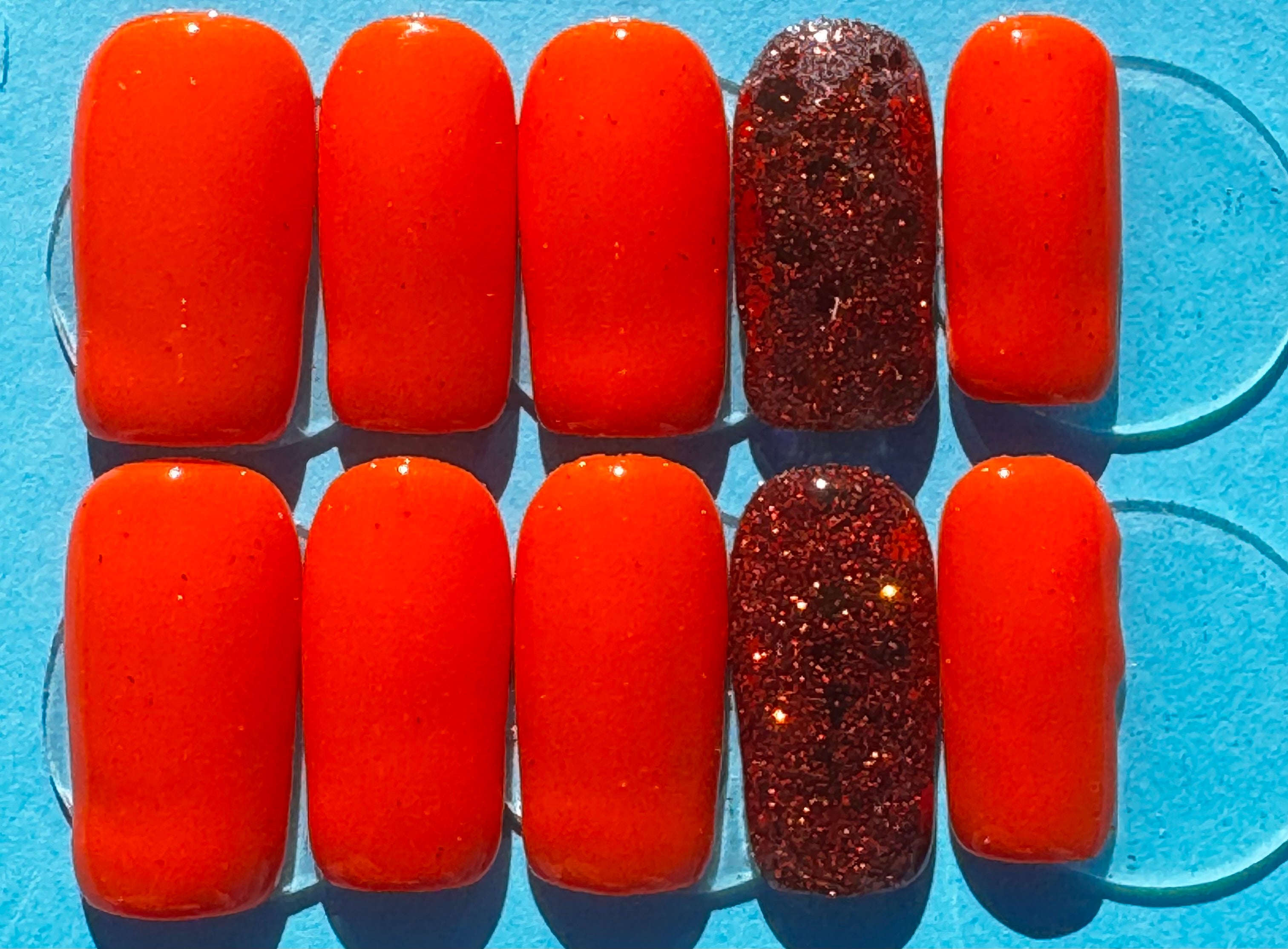 Fall Gel Press On Nails