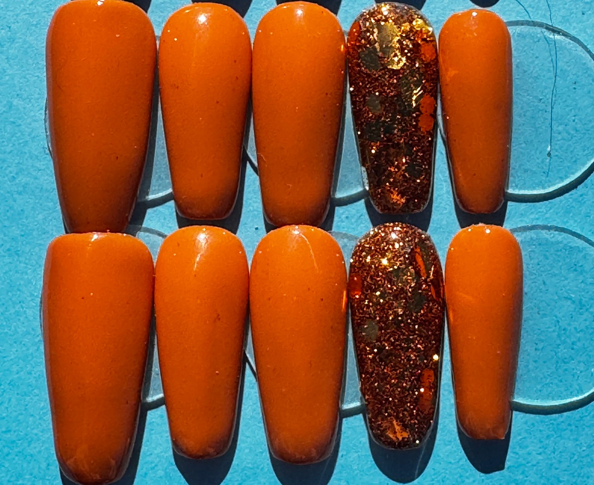 Fall Gel Press On Nails