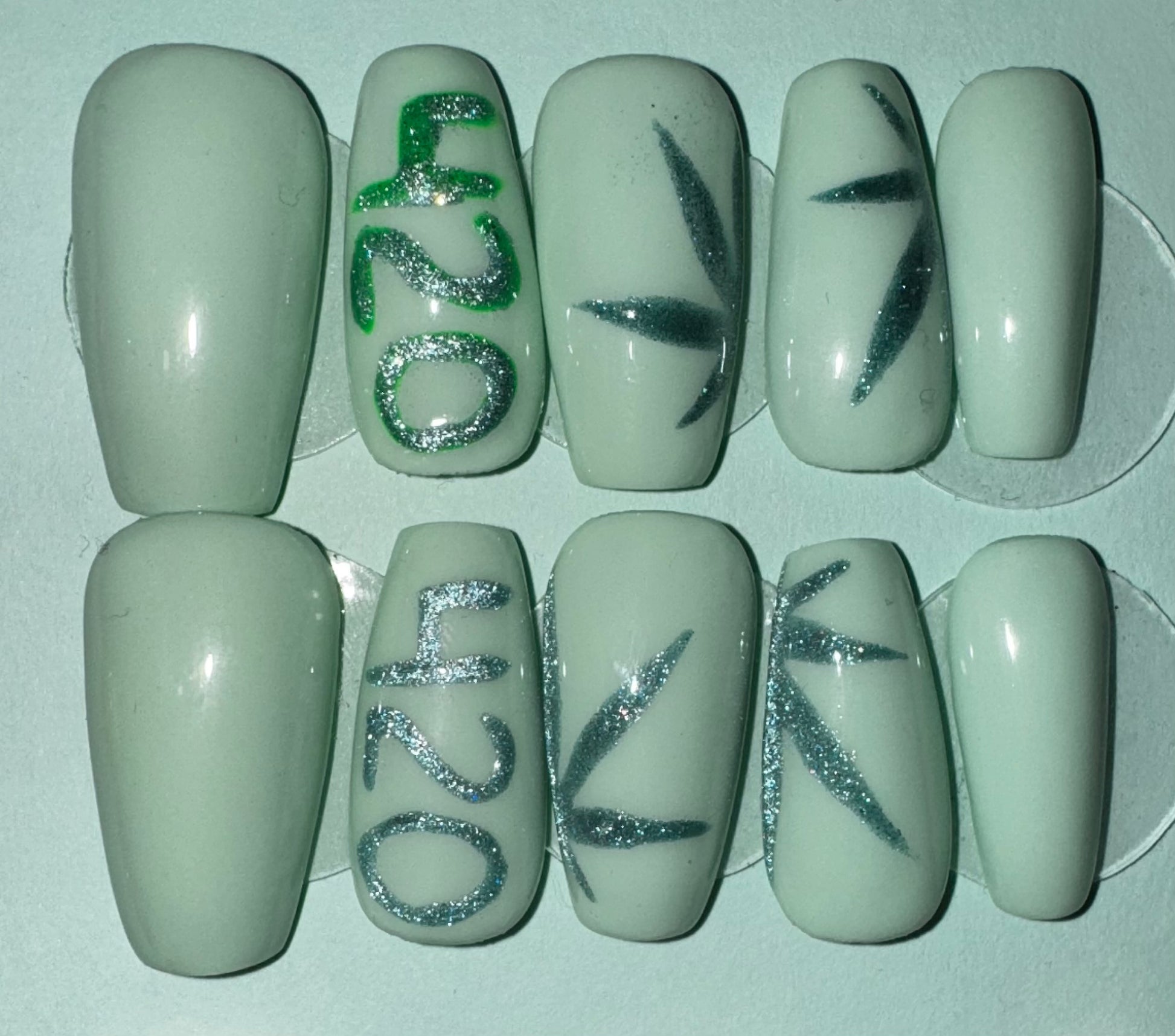 420 Gel Press On Nails